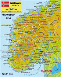 South Norway Map